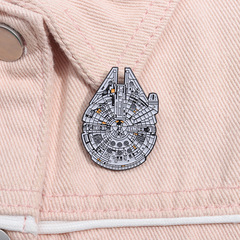Cartoon creative mechanical style geometric shape brooch small accessories backpack jacket personal versatile fixed badge small gift