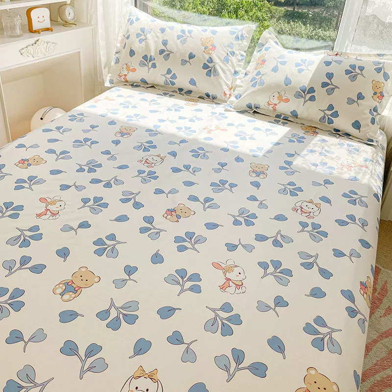 Детская простыня из хлопка с рисунком, 1,5 м