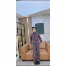 欧货休闲运动套装女2025春秋新款时尚减龄显瘦卫衣阔腿裤两件套潮