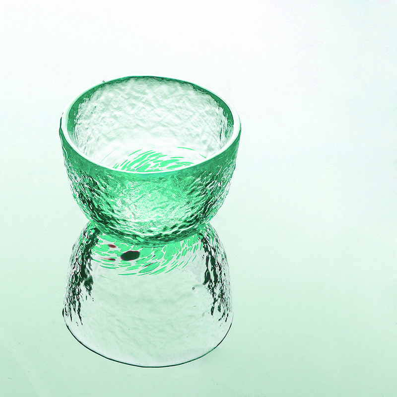 Venta directa de fábrica nuevo color gota de agua vidrio sola taza de té creativo japonés té Kung Fu juego de té maestro sola taza