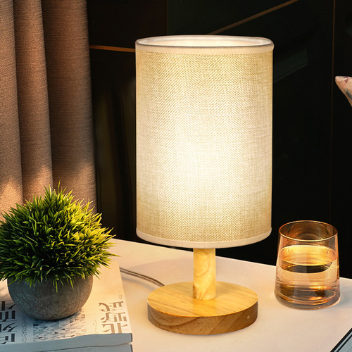Chic Minimalist Hotel Bedroom Dorm Bedside Lamp Retro Creative LED Decor Table Lamp Wholesale Dried Flower DIY Small Lamp