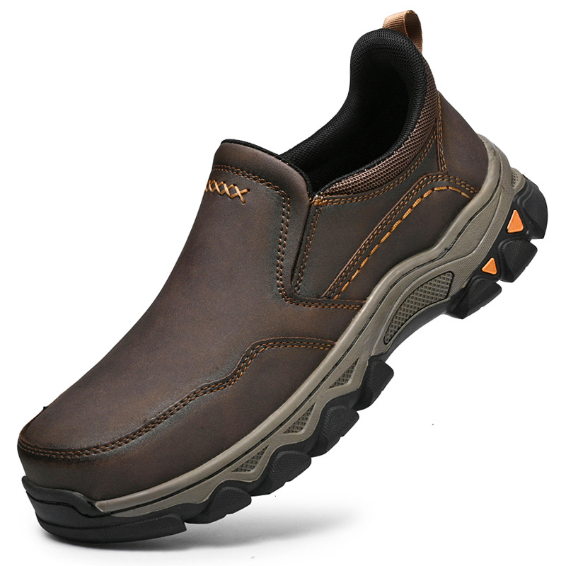Independent Station Amazon Cross-Border Large Size Men's Shoes New Slip-On Loafers Outdoor Casual Flash Shoes for Men