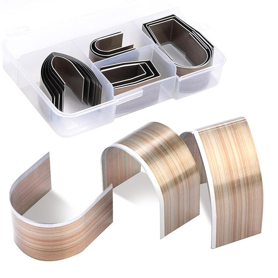 Wholesale DIY belt tail chop hand-made chop round tail sword tail square tail chop belt chop 18-piece strap chop