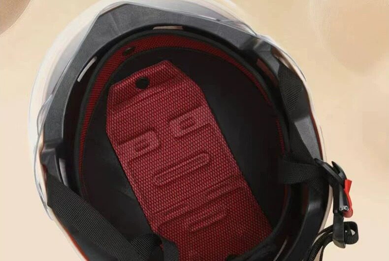 Safety helmet logo image 3C certified electric vehicle motorcycle courier ride safety helmet universal for all seasons