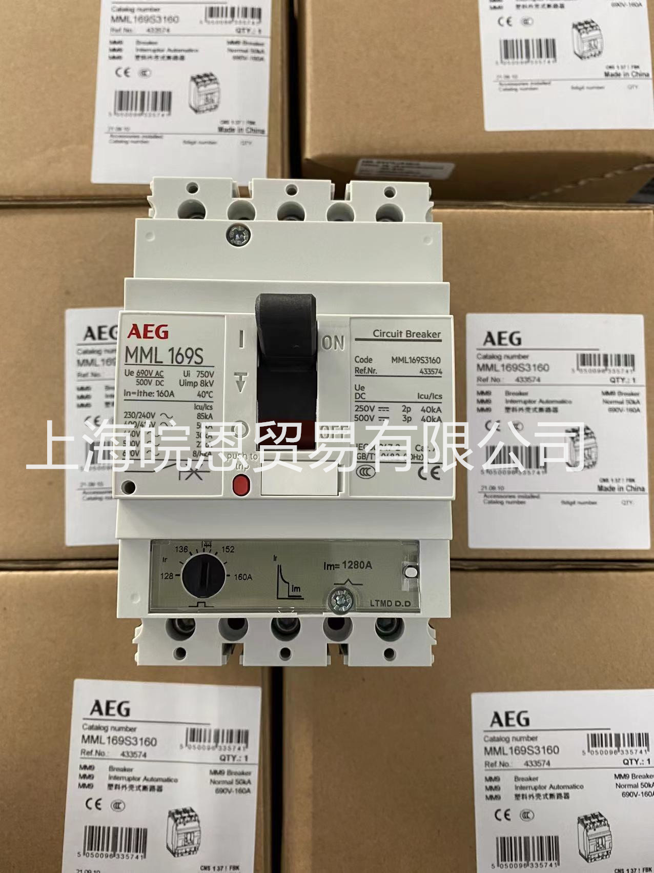 德国AEG塑壳断路器 MCH639S3630 MCL169S3160 MCL169S3100正品原