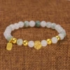 Organic bracelet, flowered