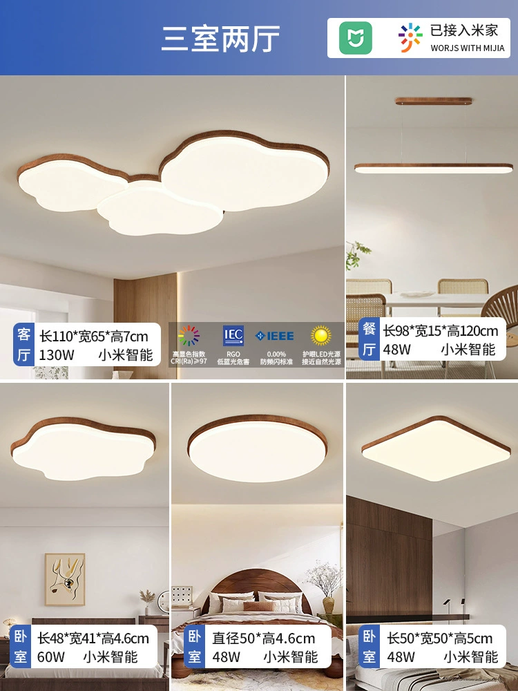 Ceiling light, ultra thin combined lights, eyes protection