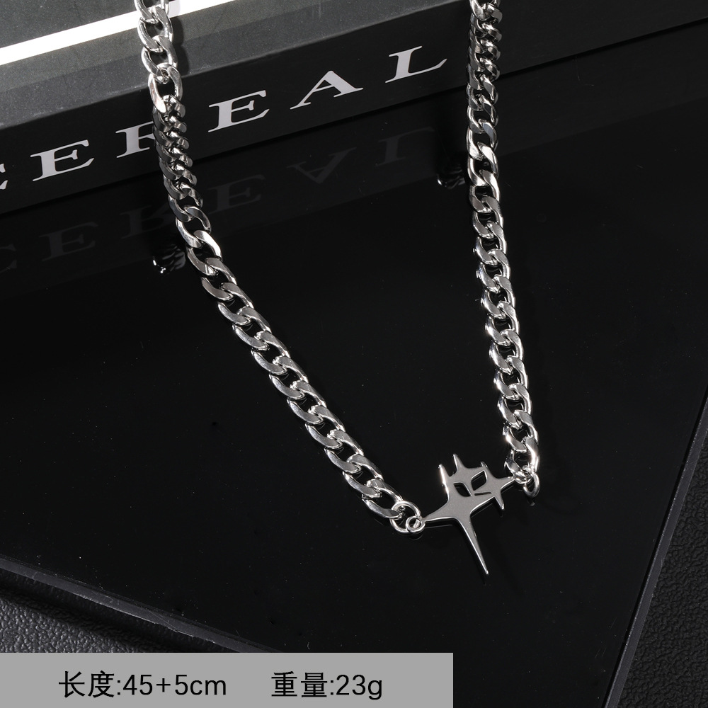 Iconic Cuban Link Chain Necklace For Men With Pendant Heritage_voghion.com