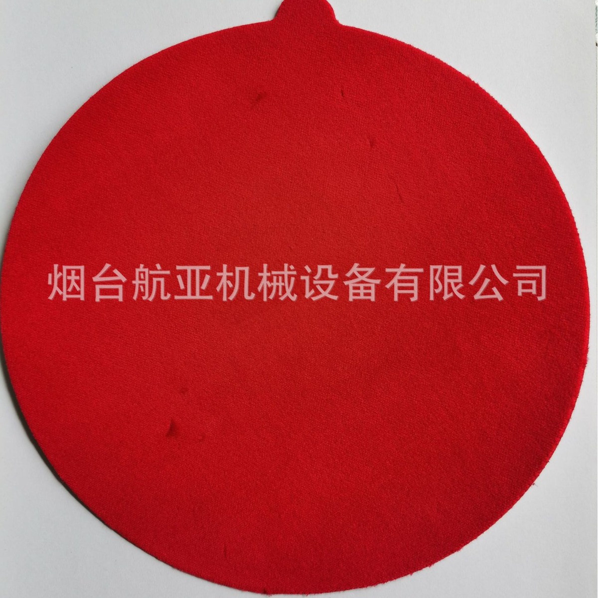 实验室用金相抛光布纯红色丝绒绒布直径200MM抛光绒布