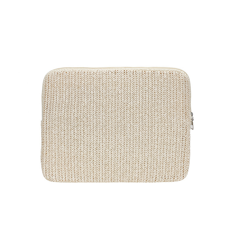 New Korean Woven Daisy Style Computer Sleeve Bag 13inch Notebook Protective Cover Simple Ins Style Storage Bag New Korean Woven Daisy Style Computer Sleeve Bag 13inch Notebook Protective Cover Simple Ins Style Storage Bag