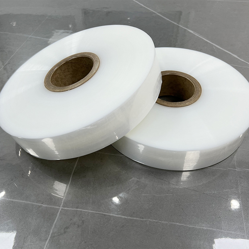 Suministro de fábrica caja de película de embalaje de plástico flejado película protectora flejado película al por mayor