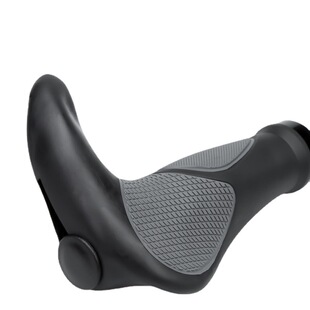 Mountain bike rubber horn handle cover bicycle handle cover riding bilateral lock auxiliary handle