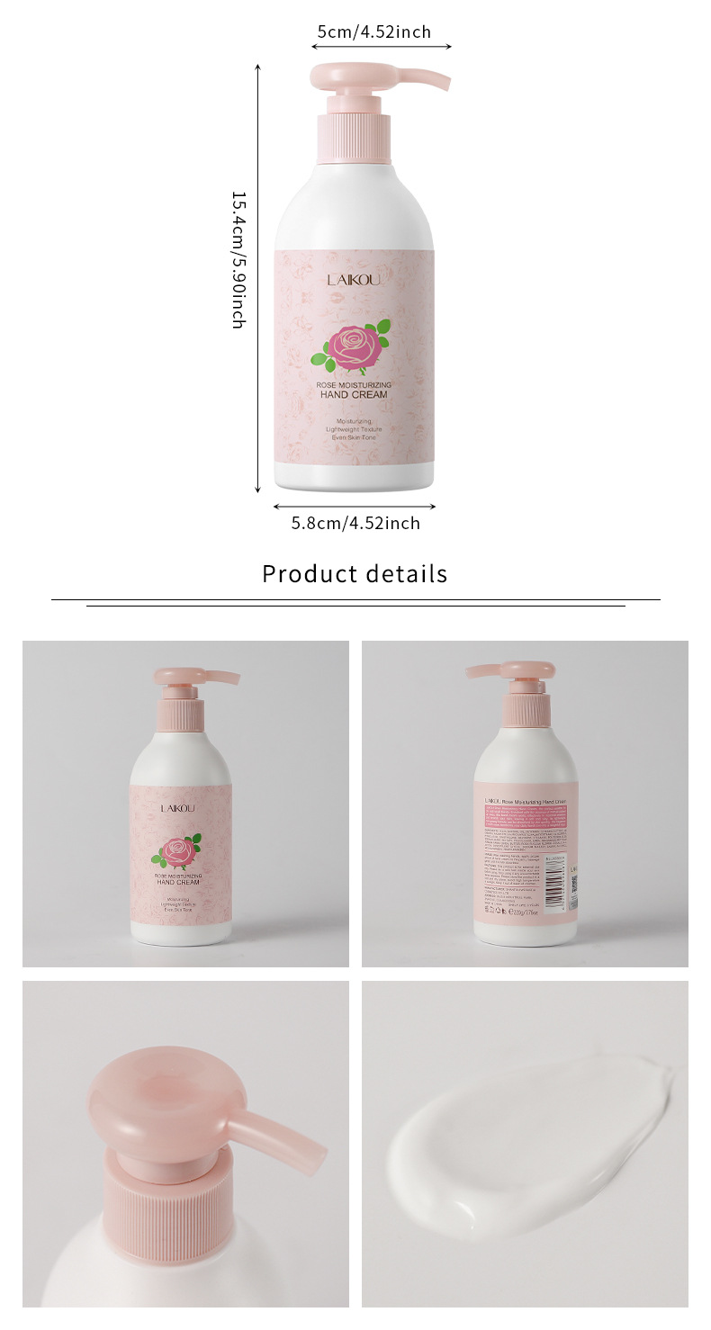 The manufacturer has a new cross-border product, LAIKOU Hydrating Hand Cream 220ml, in stock. It hydrates, moisturizes and nourishes the skin on hands undefined