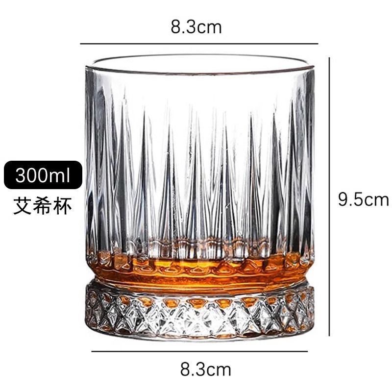 Vaso de whisky de cristal de copa de vino de estilo europeo copa de vidrio de copa de vino vino de copa de vino de bar fábrica