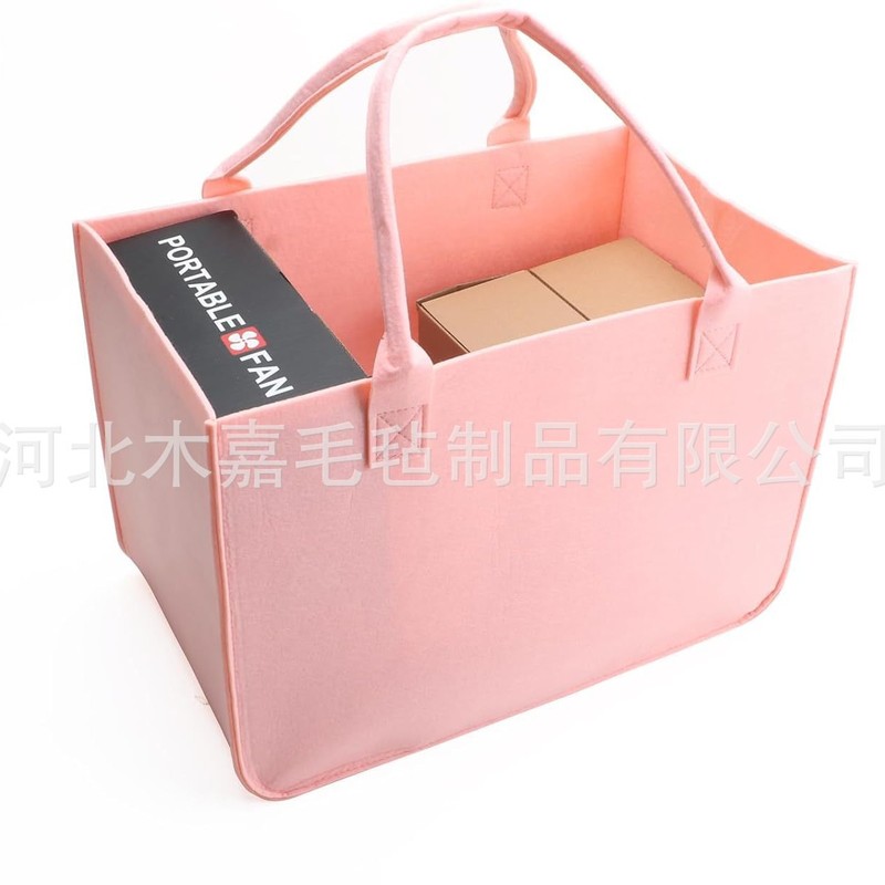 跨境中秋节毛毡包新商务企业活动毛毡托特包礼品袋毛毡手提袋|undefined