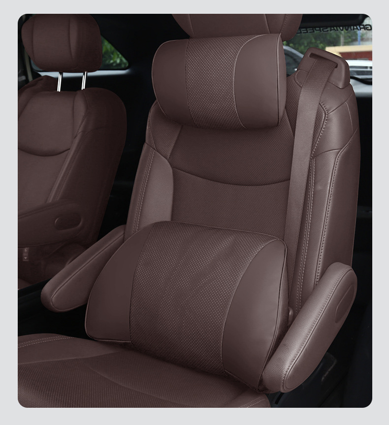 Suitable for Xpeng G6/G9/P5/P7/X9/M03 Headrest and Lumbar Support Car Seat Breathable Soft Neck Pillow