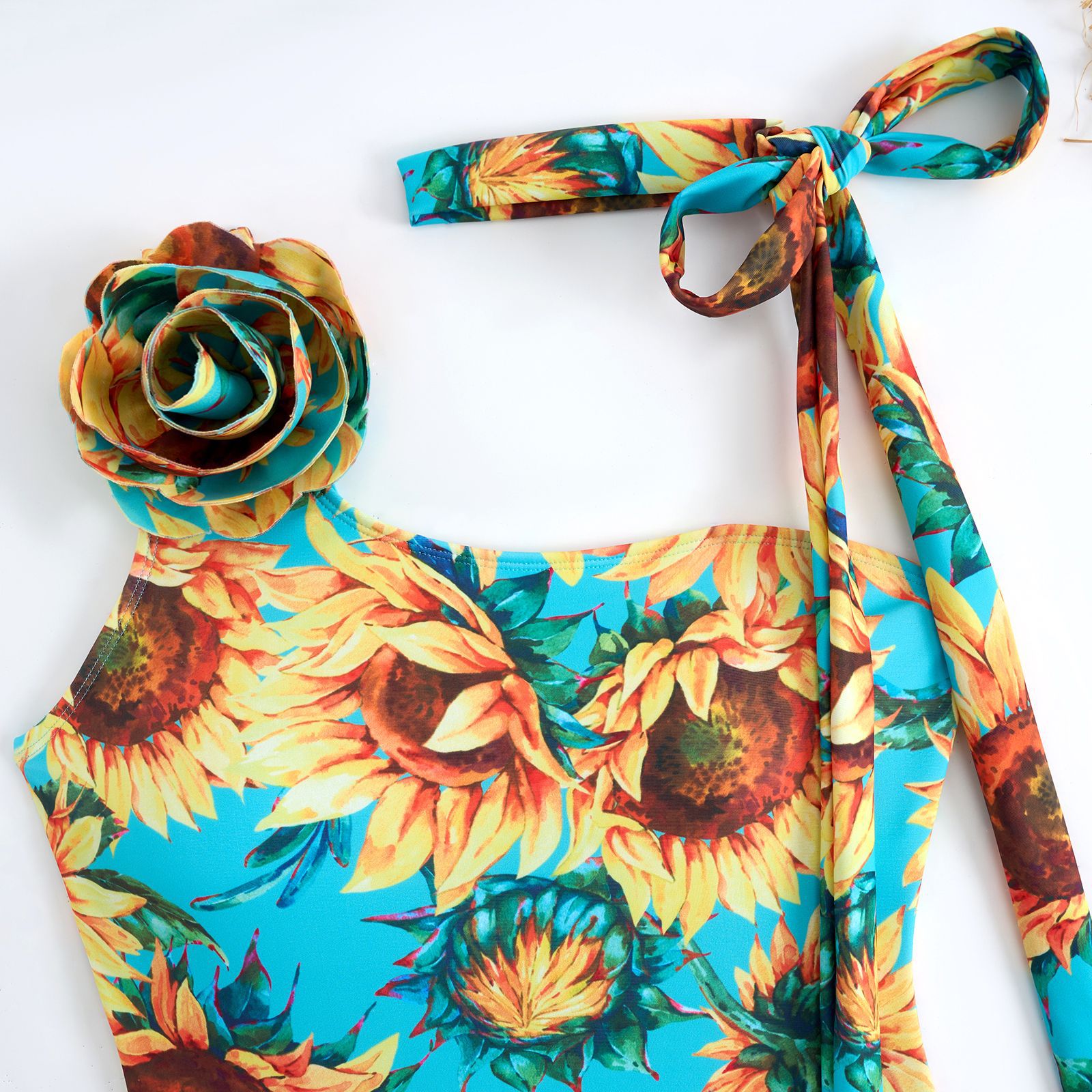 Modisches Damen Bikini Set Mit Blumenmuster Und Rock_voghion.com