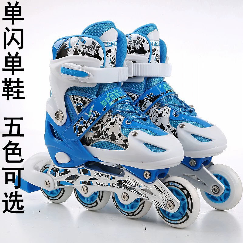Children's flashing roller skates