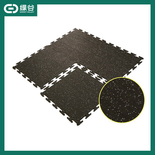 Gym Shock Absorbing Pad Lock Buckle Floor Mat to Prevent Skid Floor Tile Rubber Shock Absorbing Thickened Buffer Sound Insulation