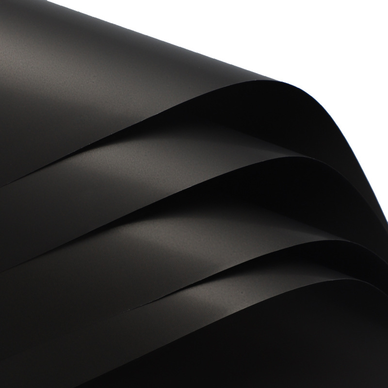 Siete colores cordier de dos colores papel de color sólido papel de oro de papel de oro lipa ramo de flores impermeable papel de envoltura de flores materiales de flores papel de embalaje de flores