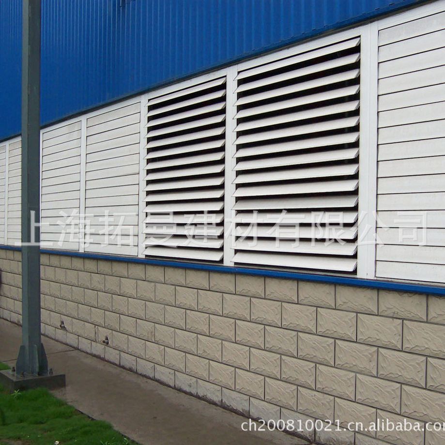 供应电动百叶窗遮阳防雨百叶电动通风消防百叶窗 防盗百叶窗批发