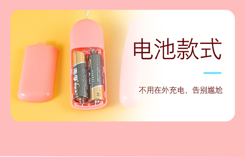 Lai Le Double Vibrating Egg in Pink with Dual Stimulation and Button Control — detail image 19