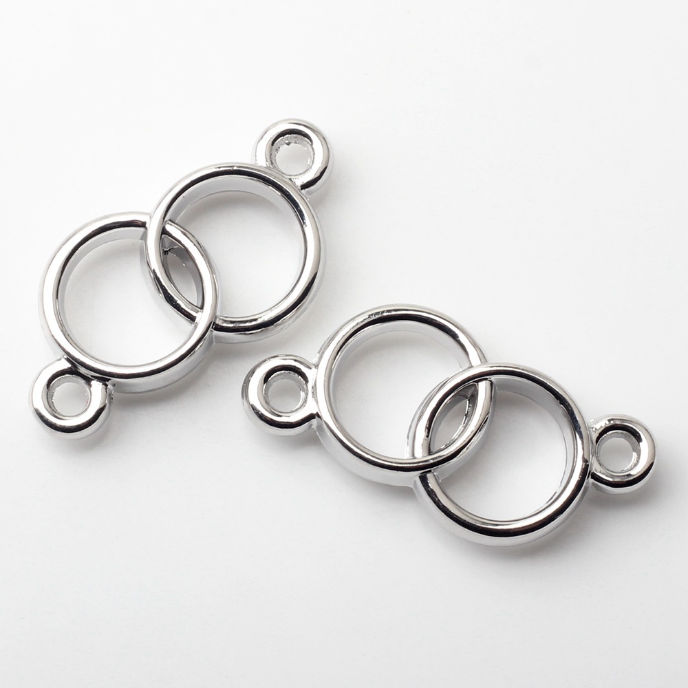 10 Pièces/paquet Style Simple Cercle Alliage De Zinc Placage Bijoux Accessoires display picture 7