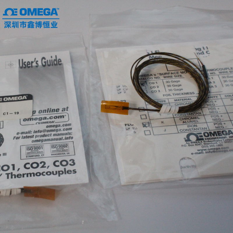 CO3-T-12 INCH CO1-T-B-80 CO2-K热电偶温度传感器快速响应热电偶