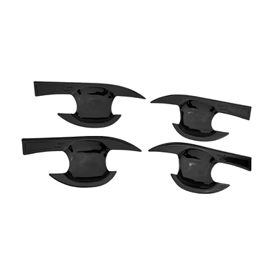 Other Automotive Exterior Supplies: Exterior Decorative Sticker - painted-black-unlabeled-door-bowl