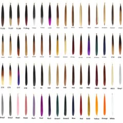 Wholesaleボーンストレーヨンbulk hair 28インチ化繊ヘアハンドルブラッシングHair