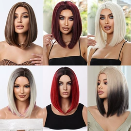 假发长卷发;假发短卷发;假发短直发