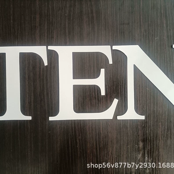 White TEN letters