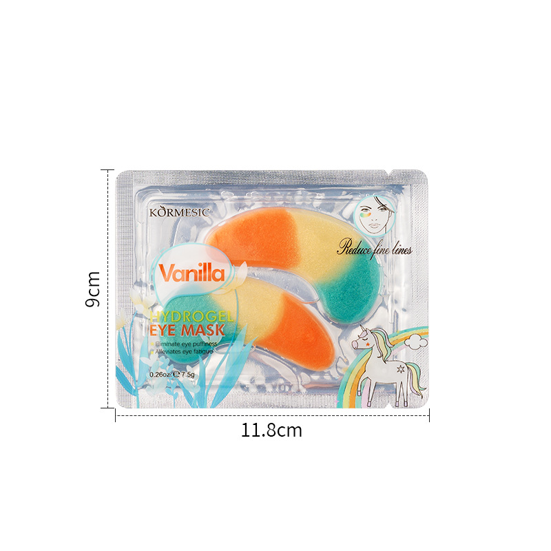 KORMESIC máscara de ojos de colágeno marino en inglés máscara de ojos máscara de comercio exterior transfronteriza fábrica al por mayor image 13