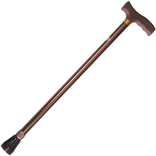 Old Man's Walking Stick Outdoor Home Telescopic Adjustable Aluminum Anti-Slip Thickened 2 Section Multifunctional Walking Cane