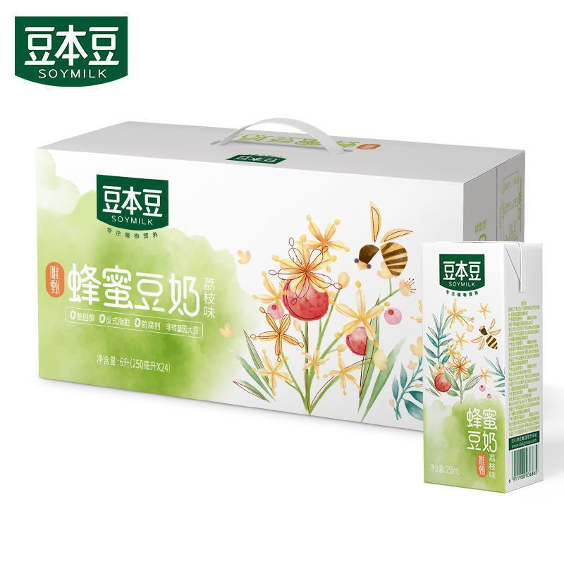 豆本豆唯甄豆奶原味谷物红枣250ml*6早餐奶饮料整箱装即食奶囤货|undefined