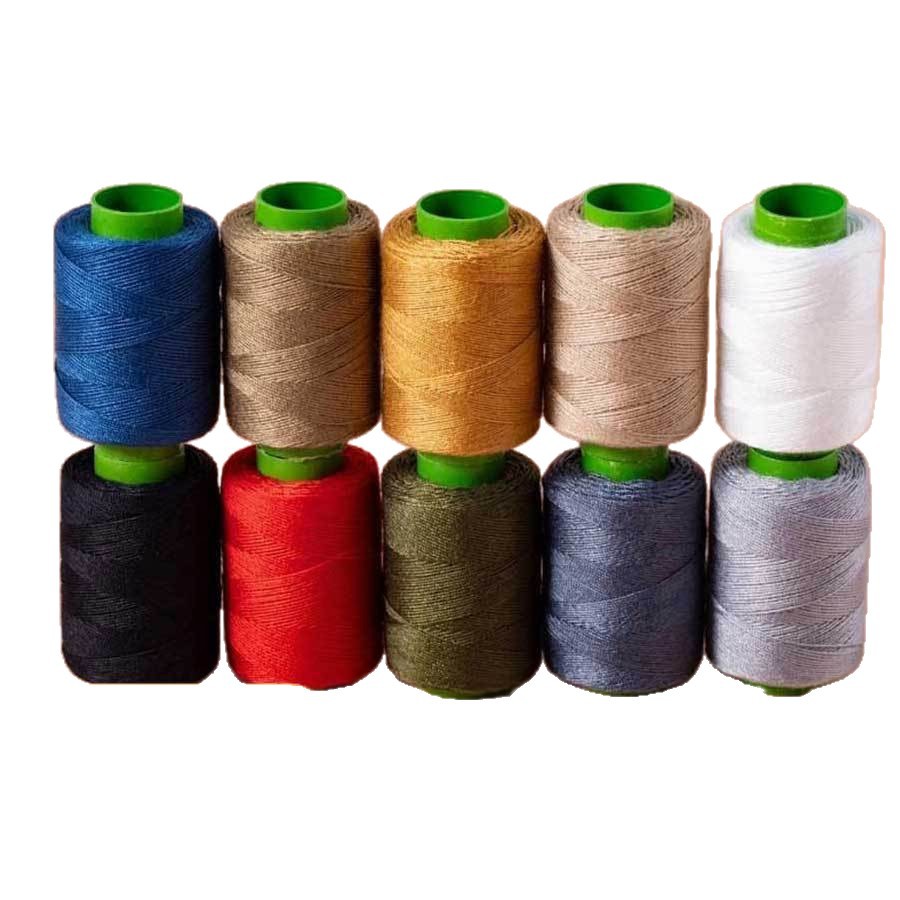 Hilo de Coser para el Hogar, Hilo Grueso, Tela Gruesa, Colorido, Diez Rollos, Hilo de Mezclilla para Coser a Mano, Hilo para Acolchar, Venta Directa de Fábrica