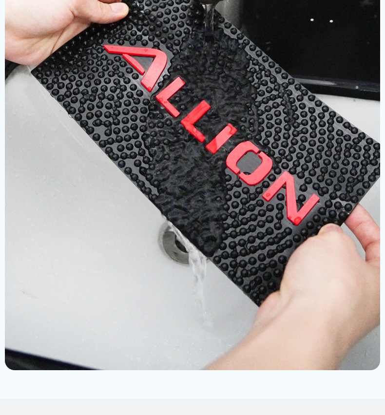 Car Center Console Anti-slip Mat New Car Supplies Ornaments Fixed Car Mat Large Particle Car Storage Mat