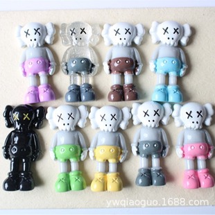 diy resin accessories small monster mobile phone case headdress hair clip material bag hole shoes car decoration material wholesale