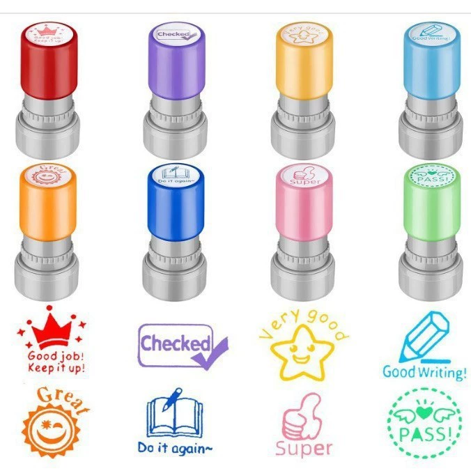 Набор печатей с комментариями учителей английского языка