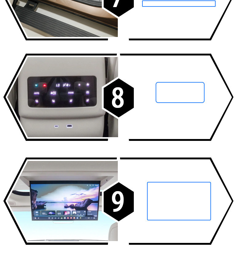 Suitable for 26 models of Haval Great Wall H10, center console gear shift film, interior protection film, navigation screen film, modification