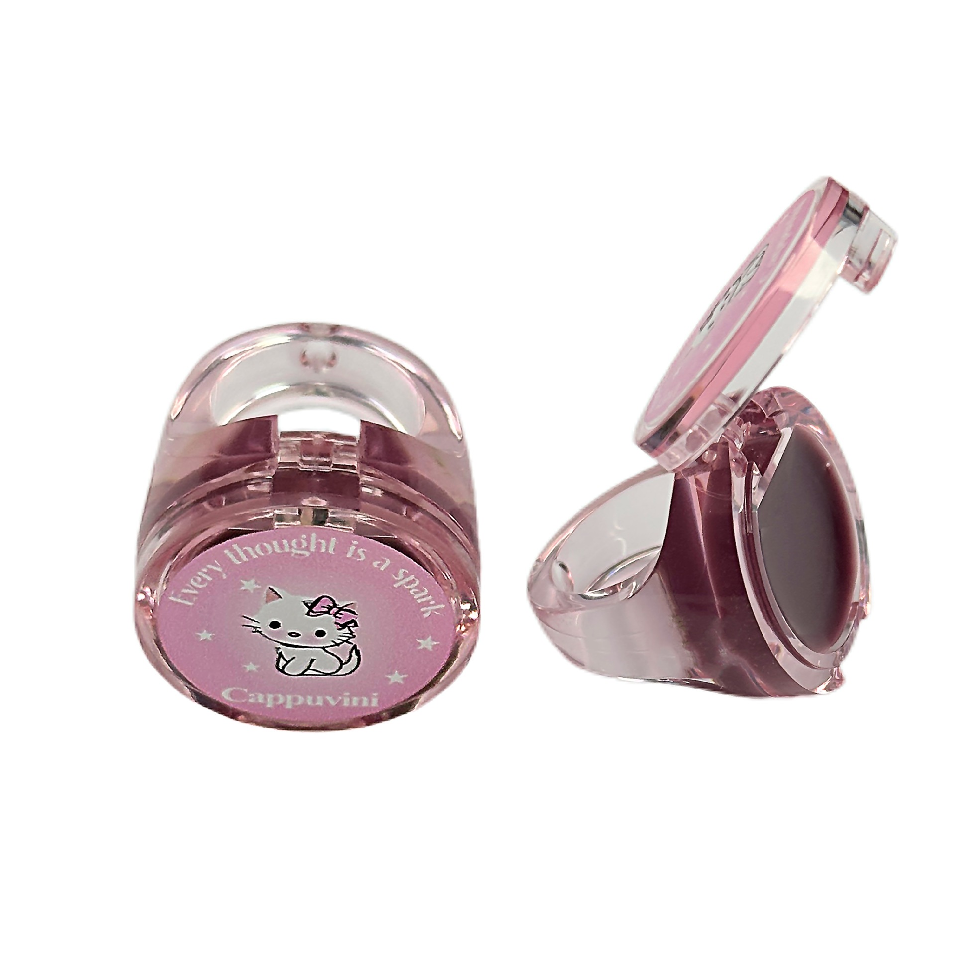 CAPPUVINI anillo de gato dulce miel de labios espejo de agua de maquillaje barato lápiz labial esmalte de maquillaje transfronterizo