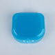 Household Small Tooth Box with Holes, Dental Consumables, Portable Correction Invisible Braces, Denture Retainer Storage Box Wholesale