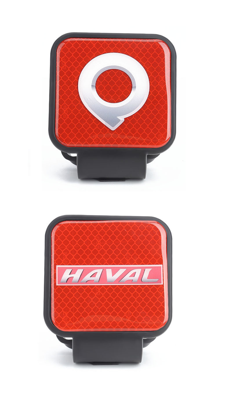 Cross-Border Car Modification Parts: Dust Cover for Trailer Hitch, Square Port Protective Cover, 2-Inch 51mm Towing Cover