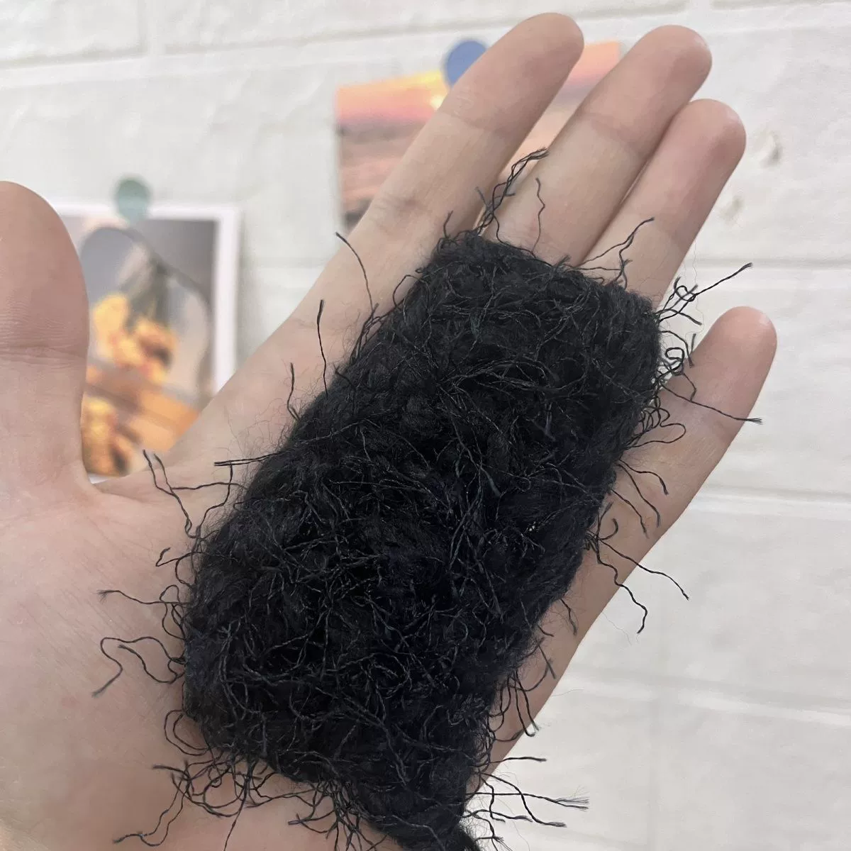 Нить Qige для ручного вязания, черный лебедь, ручная вязка, DIY, ручная смешанная нить, сумка, ручная нить для вязания, шапка-шпилька, шерстяной клубок 100 г