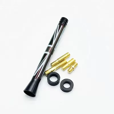 Wholesale Flag UK Germany vehicle antenna - 107cm-rice-flag-black-and-gray