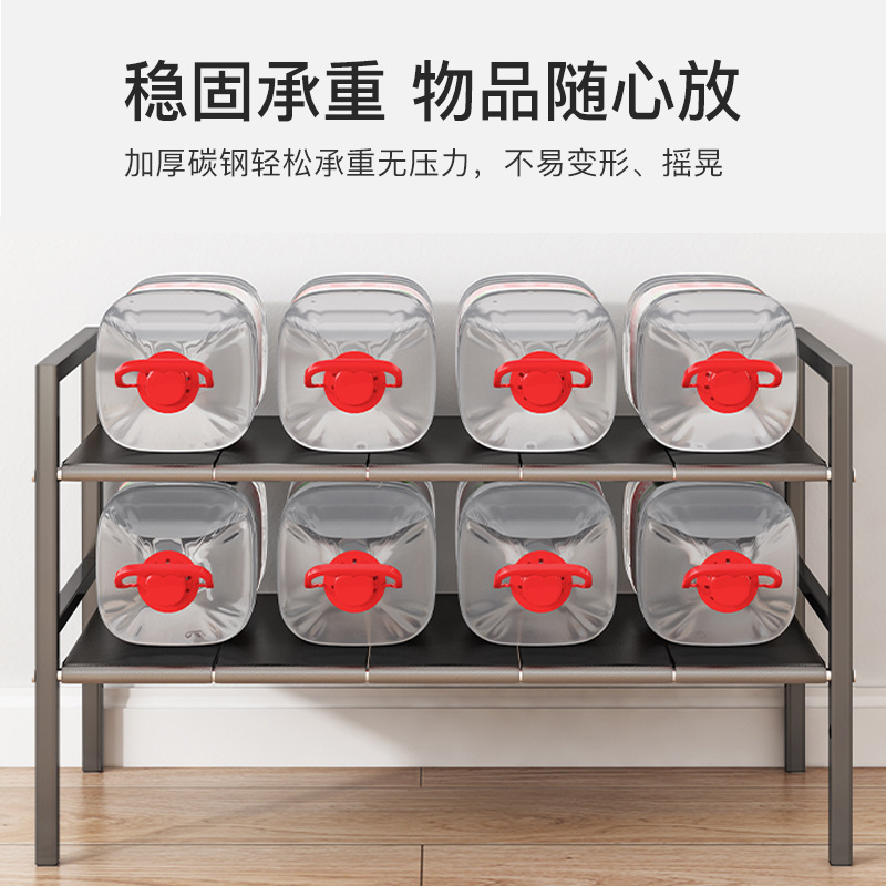 Fregadero de cocina estante de almacenamiento gabinete retráctil estante interior estante de almacenamiento de olla multifuncional