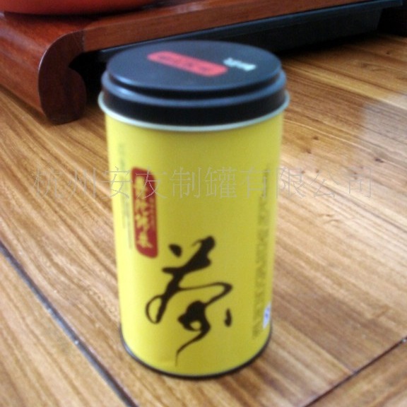 厂家批量定 制生产供应真空茶叶铁盒 马口铁圆形高档茶叶包装铁罐