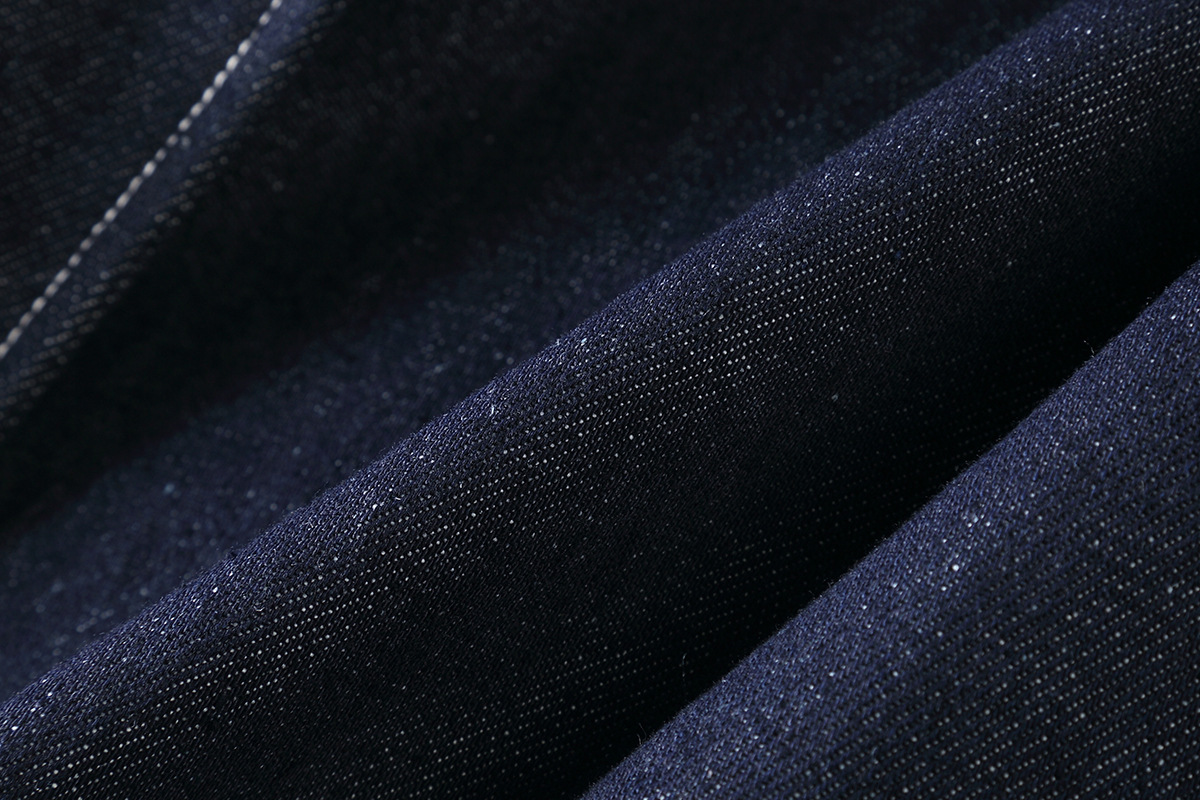 Vintage Wide-fit Patchwork Denim Shirt For Men Double Sleeve Ribbon_voghion.com
