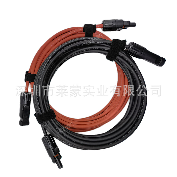 厂家直供MC4T型连接器 太阳能光伏线MC4光伏线 MC4光伏连接线