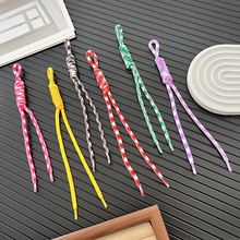 miu绳手工编织彩色背包挂绳钥匙扣挂链DIY手机绳箱包服饰挂件配件